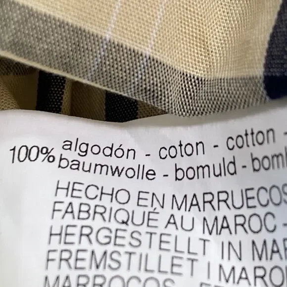 Zara Womens S (44" Bust) Plaid Oversized Shirt Open Back Side Vents Roll Tab Slv - Picture 13 of 13